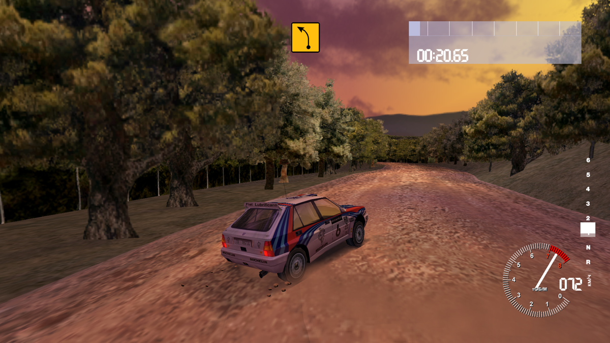 Colin McRae Rally 2.0 (Windows) screenshot: Driving a classic 80-s bonus car