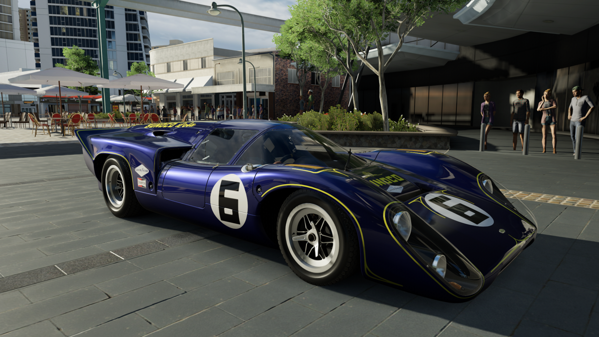 Forza Horizon 3 (Xbox One) screenshot: This 1969 Lola #6 Penske Sunoco T70 MkIIIB is a very rare race car, one of my favourites in the game.