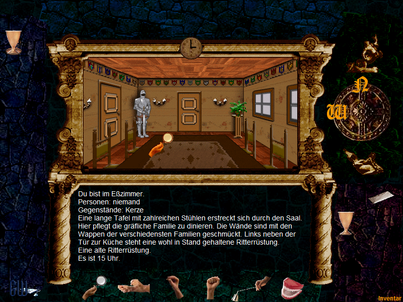 Das Tier (Browser) screenshot: The dining room