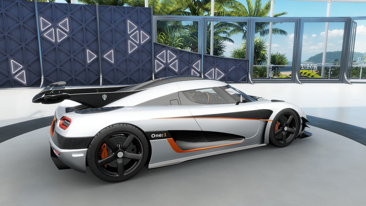 Forza Horizon 3 (Xbox One) screenshot: This is the Koenigsegg One:1, probably the most extreme ride in FM3.