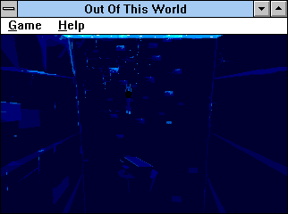 Out of This World (Windows 3.x) screenshot: Quick, Lester! Swim!