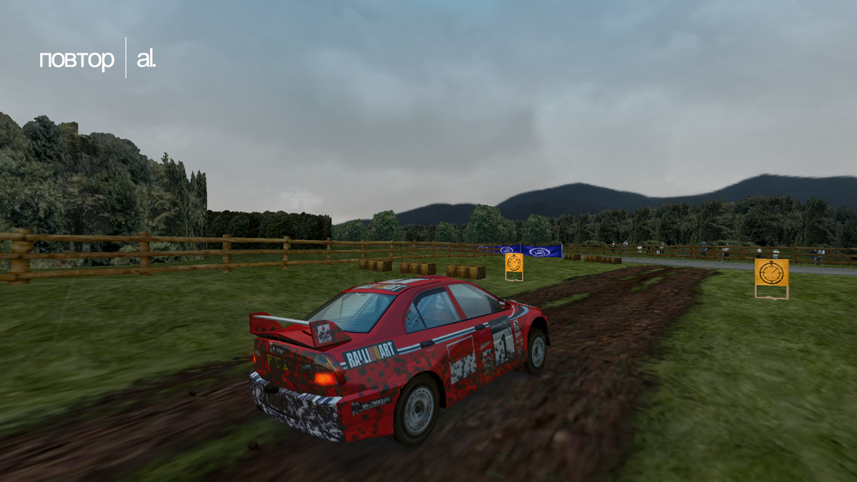 Colin McRae Rally 2.0 (Windows) screenshot: Dirt is very realistic for the time the game was released