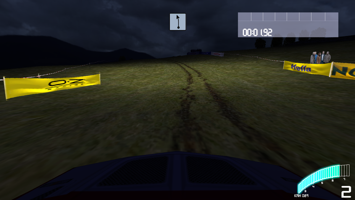 Colin McRae Rally 2.0 (Windows) screenshot: Come on, it's not even a road!