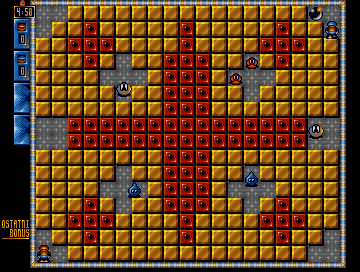 Mega Blast (DOS) screenshot: Level 8