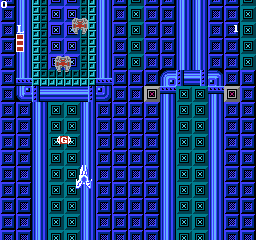 Ginga Denshō: Galaxy Odyssey (NES) screenshot: A capsule to collect