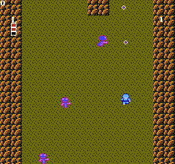 Ginga Denshō: Galaxy Odyssey (NES) screenshot: Trying to shoot at some enemies