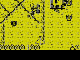 Hades Nebula (ZX Spectrum) screenshot: Blast them.