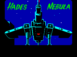 Hades Nebula (ZX Spectrum) screenshot: Loading screen.
