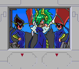 Jantei Monogatari 2: Uchū Tantei Divan - Shutsudō-hen (TurboGrafx CD) screenshot: The enemies appear