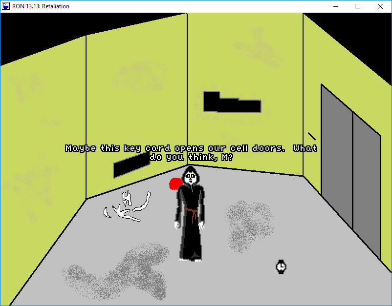 RON 13:13: Retaliation (Windows) screenshot: The cell doors can be opened