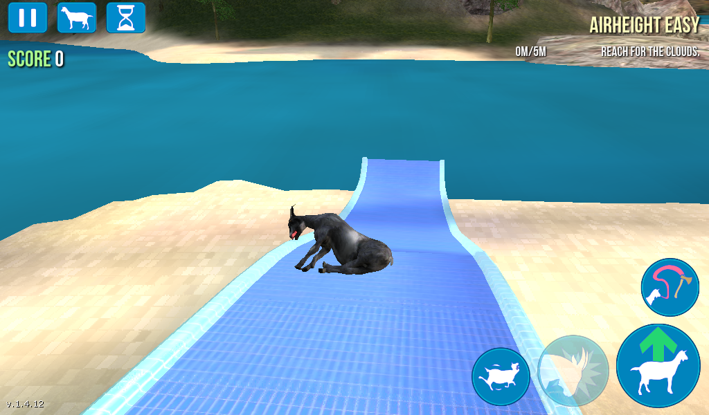 Go Fore Simulator Screenshot of Goat Simulator (Android, 2014) - MobyGames