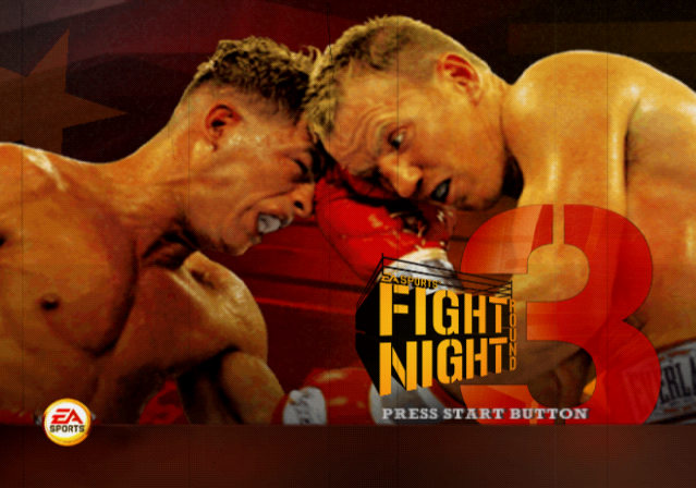 Fight Night Round 3 (PlayStation 2) screenshot: Title screen.