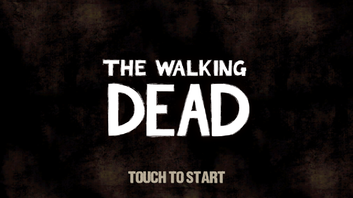 The Walking Dead: Episode 1 - A New Day (Android) screenshot: Title screen