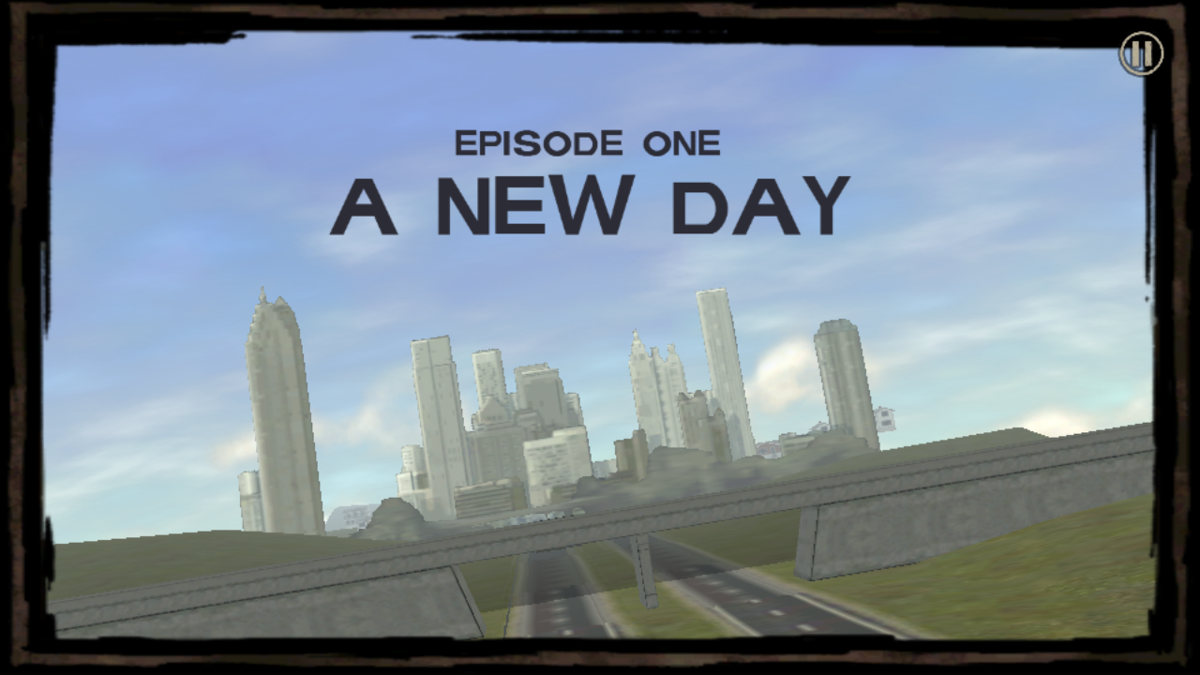 The Walking Dead: Episode 1 - A New Day (Android) screenshot: Starting the episode