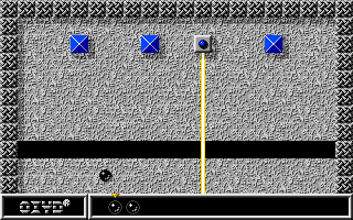 Oxyd (Amiga) screenshot: to activate a stone!