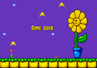Alfred Chicken (Amiga CD32) screenshot: Game over