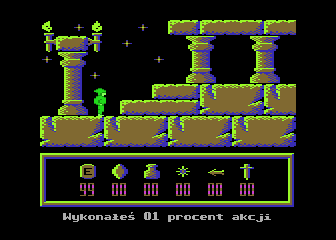 Neron (Atari 8-bit) screenshot: Entrance