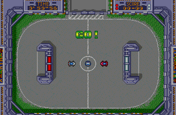 Motoroader MC (TurboGrafx CD) screenshot: A basic circuit level