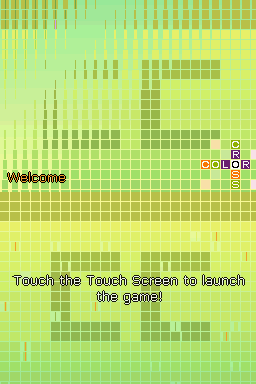 Color Cross (Nintendo DS) screenshot: Title