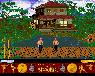 Chambers of Shaolin (Amiga CD32) screenshot: Fight mode
