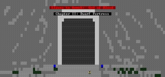 Slaves to Armok: God of Blood - Chapter II: Dwarf Fortress (Windows) screenshot: Splash screen