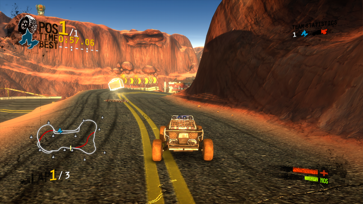 Harms Way (Xbox 360) screenshot: Driving on the road