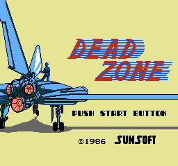 Dead Zone (NES) screenshot: Title screen