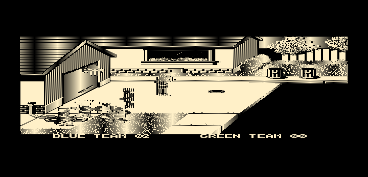 Street Sports Basketball (DOS) screenshot: Goal (Hercules)