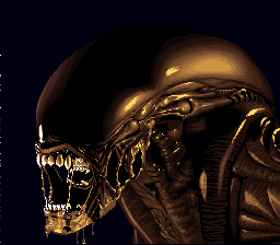 Alien³ (SNES) screenshot: Game Over screen.