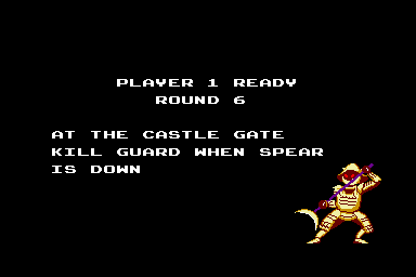 Kid Niki: Radical Ninja (Arcade) screenshot: Starting Round 6