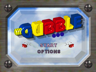Gubble (PlayStation) screenshot: Menu