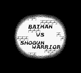 Batman: Return of the Joker (Game Boy) screenshot: Batman vs Shogun Warrior
