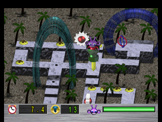 Gubble (PlayStation) screenshot: The first level