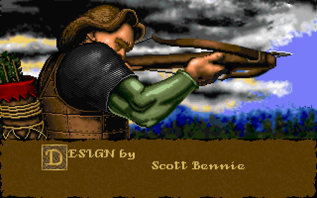 Castles (DOS) screenshot: Credits