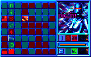 Blue Angel 69 (Amstrad CPC) screenshot: Gameplay in Hidden mode