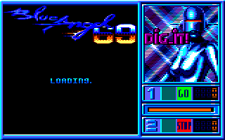 Blue Angel 69 (Amstrad CPC) screenshot: Loading between levels