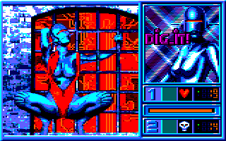 Blue Angel 69 (Amstrad CPC) screenshot: 9th round was won (Disc version)