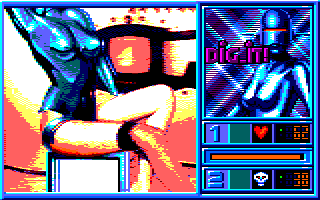 Blue Angel 69 (Amstrad CPC) screenshot: 5th round was won (Disc version)