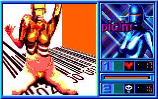 Blue Angel 69 (Amstrad CPC) screenshot: 3rd round was won (Tape version)