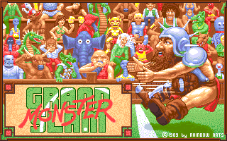 Grand Monster Slam (Amiga) screenshot: Loading screen.