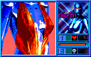 Blue Angel 69 (Amstrad CPC) screenshot: 5th round was won (Tape version)