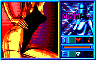 Blue Angel 69 (Amstrad CPC) screenshot: 2nd round was won (Tape version)