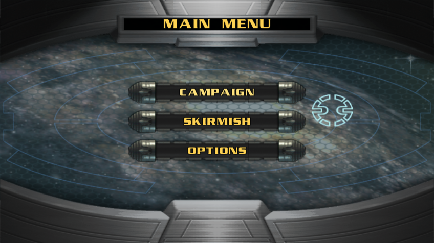 Star Trek: Conquest (Wii) screenshot: Main Menu