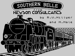 Southern Belle (ZX Spectrum) screenshot: Loading screen.