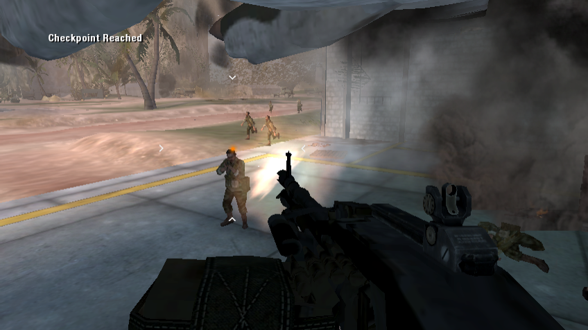 Call of Duty: Black Ops (Wii) screenshot: Defending the plane