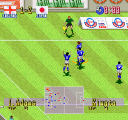 Screenshot of International Superstar Soccer Deluxe (PlayStation, 1995) -  MobyGames