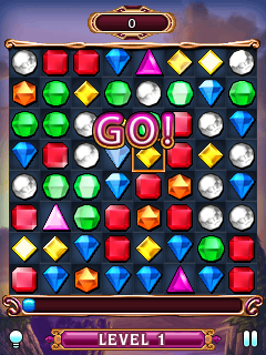Bejeweled 3 (J2ME) screenshot: Let's go!