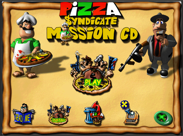 Pizza $yndicate Mission CD: Mehr Biss (Windows) screenshot: Autorun