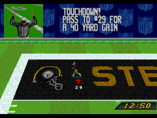NFL Quarterback Club (SEGA 32X) screenshot: Touchdown!
