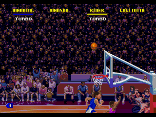 NBA Jam Tournament Edition (SEGA 32X) screenshot: It's a long shot